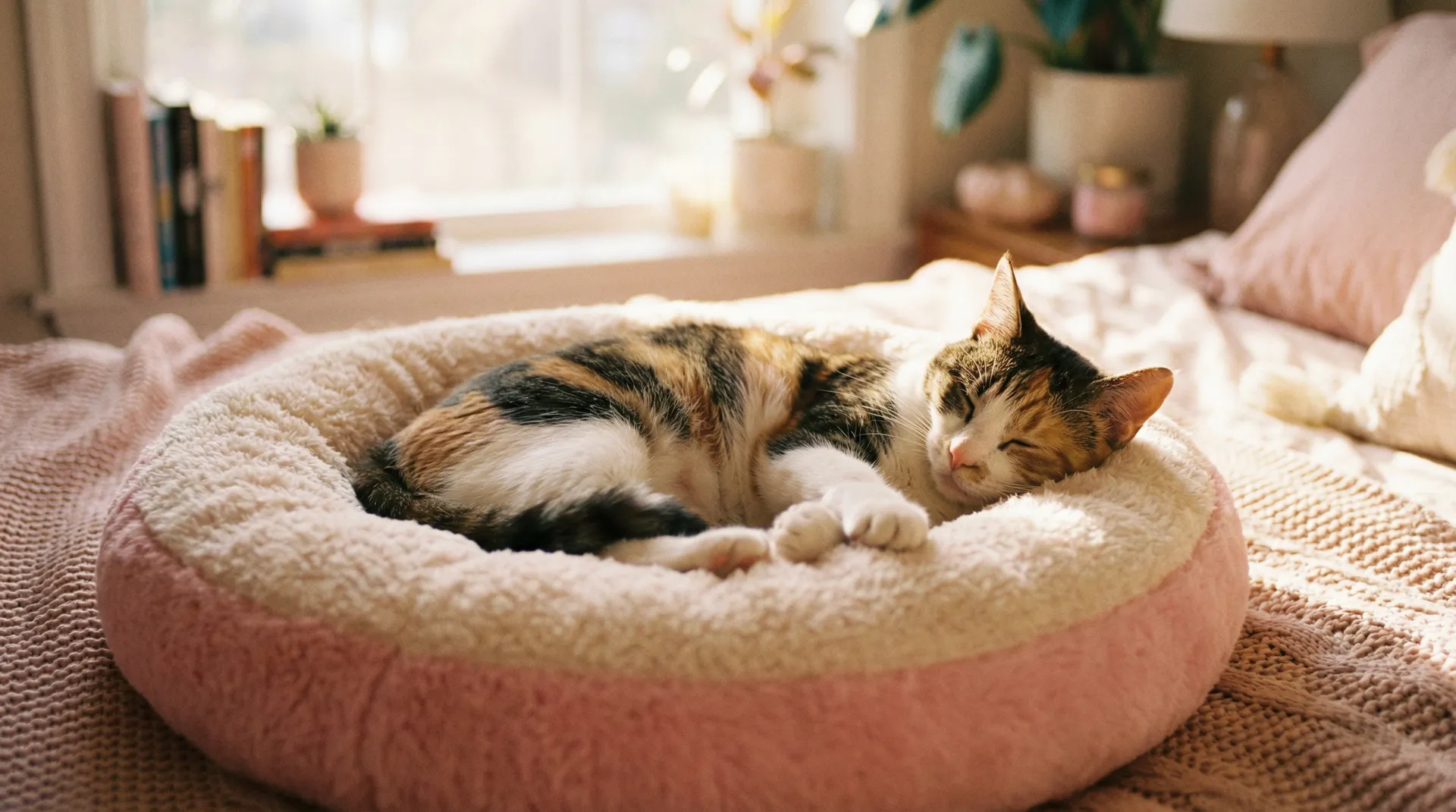 三花猫安静入睡 - 日本 av